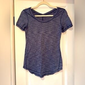 Lululemon Blue Short Sleeve Top